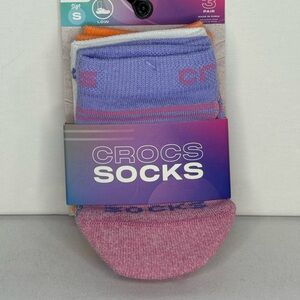 CROCS Vibrant Kids' Socks - Pink, Purple, Orange